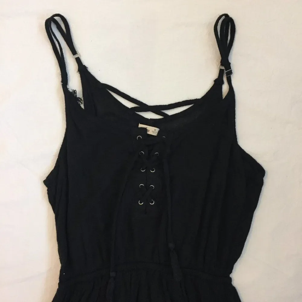 Hollister Black Spaghetti Strap Mini Dress